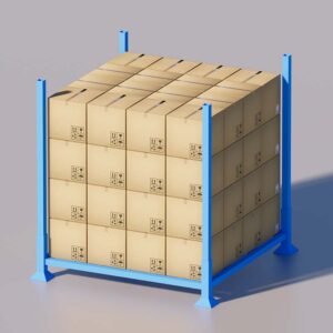 Warehouse stacking racks