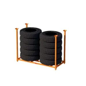 Commercial Truck Tire Rack 2337×1016×1778 mm – Industrial Tire Storage System for Warehouse