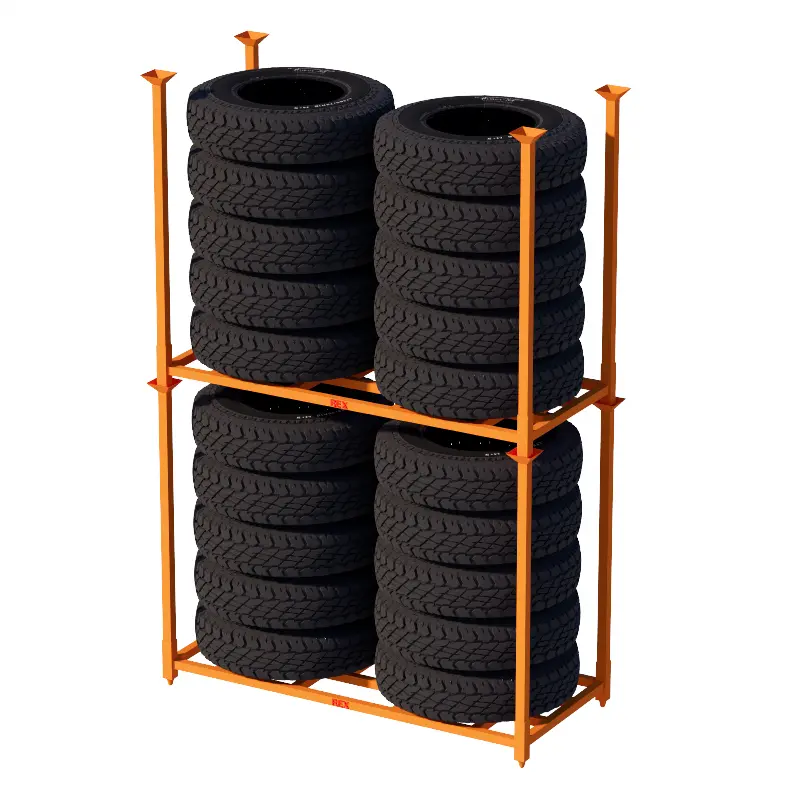 Commercial Truck Tire Rack 2337×1016×1778 mm – Industrial Tire Storage System for Warehouse - Gallery Image 5