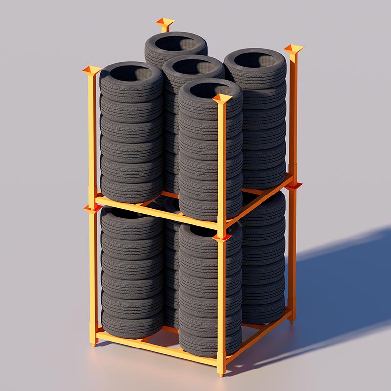 Space-Saving Tire Storage Rack - Gallery Image 6