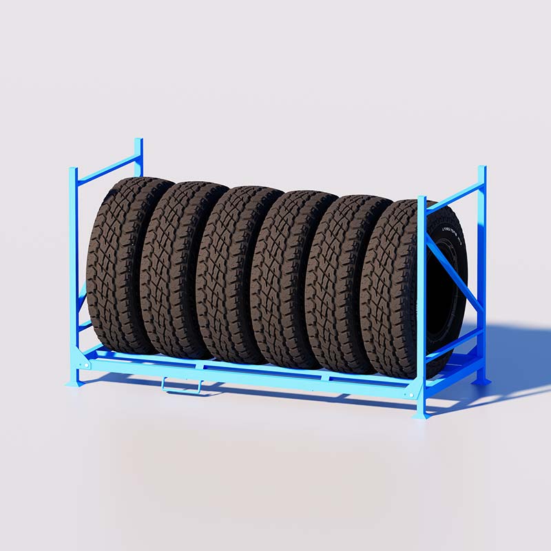 Heavy-Duty truck tyre folding rack - Gallery Image 2