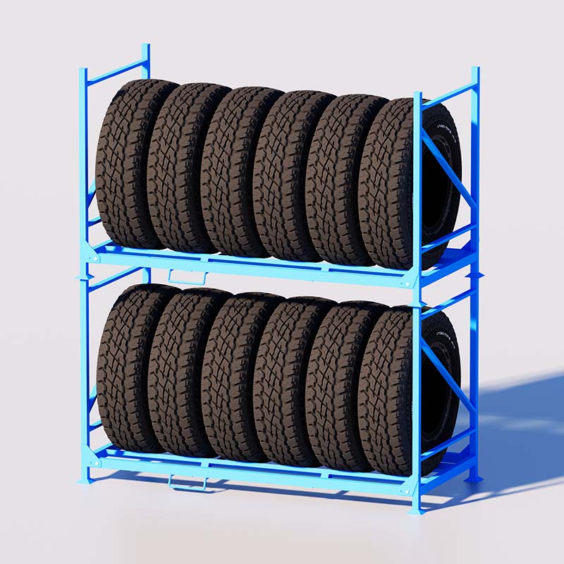 Heavy-Duty truck tyre folding rack - Gallery Image 6