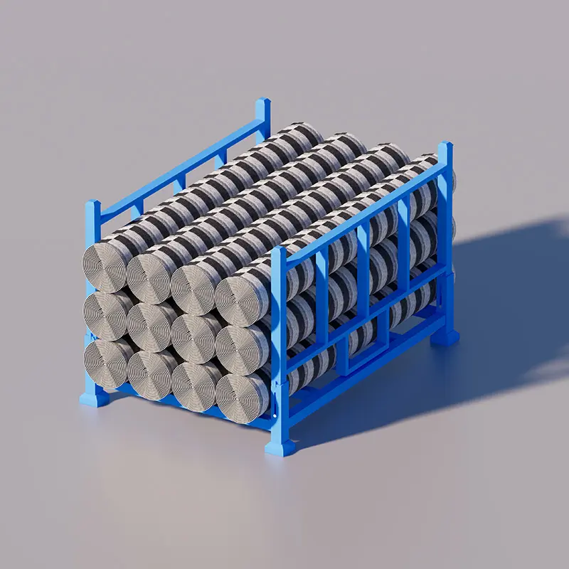 Stacking rack & Foldable rack for stacking rolls - Gallery Image 1