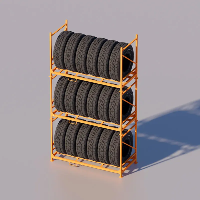 Foldable truck tire rack & High load capacity - Gallery Image 3
