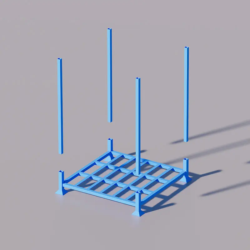 Sqaure Tubes Stacking Rack with Bagged Products - Gallery Image 4