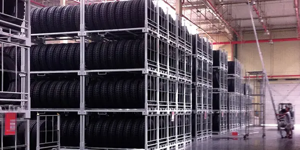 What Types of Tires Can Be Stored in Tyre Stillages?