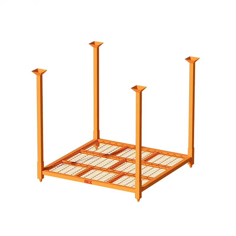 1524 x 1524 mm Stacking tyre rack with wire mesh decking - Gallery Image 2