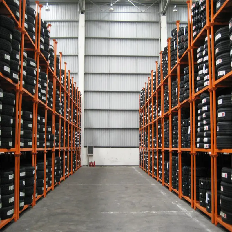 1524 x 1524 mm Stacking tyre rack with wire mesh decking - Gallery Image 6