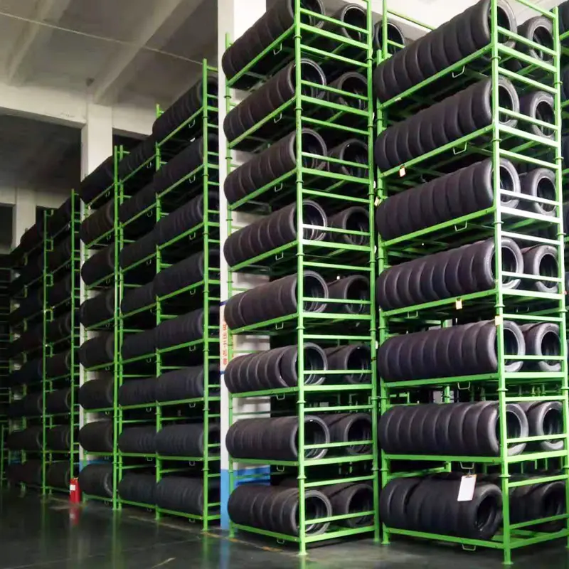 2200x1250x950mm Folding Tire Rack for Passenger Car & SUV Tires - Gallery Image 6