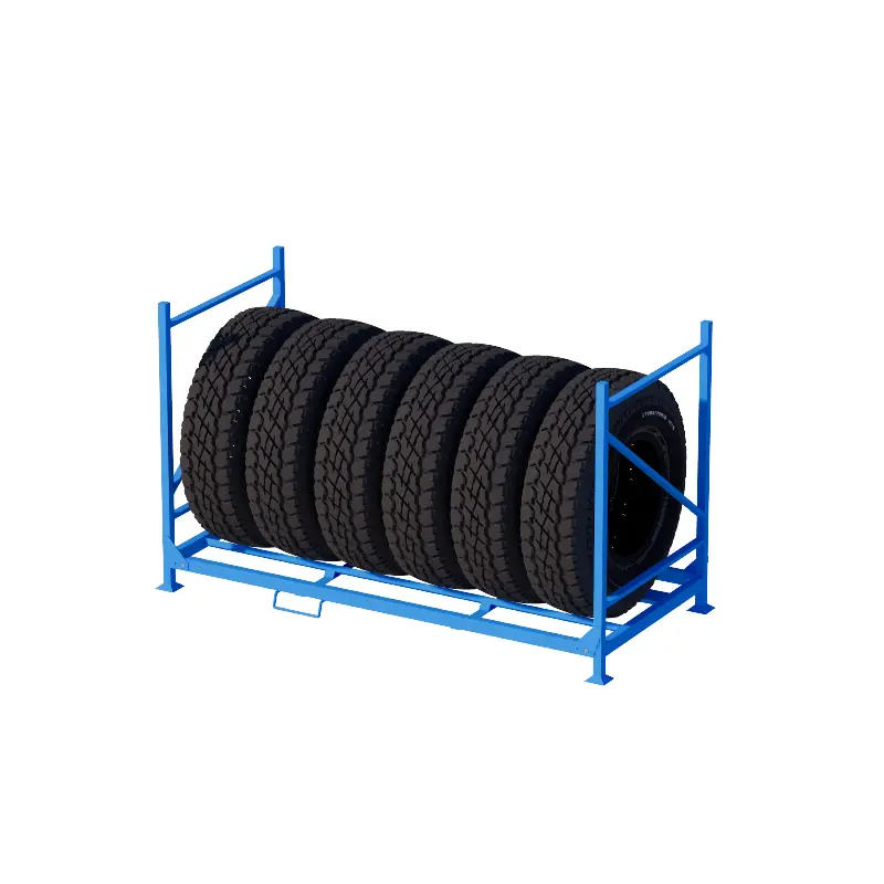 2240 × 1000 × 1350 mm Foldable Truck & Bus Tire Storage Rack - Gallery Image 1