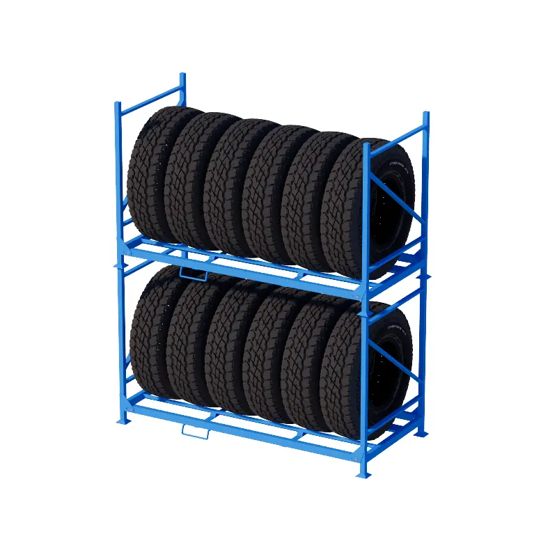 2240 × 1000 × 1350 mm Foldable Truck & Bus Tire Storage Rack - Gallery Image 5